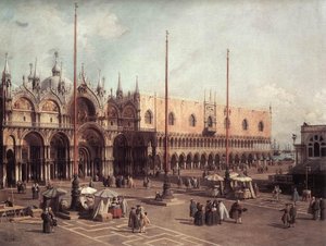 Piazza San Marco de Giovanni Antonio Canal
